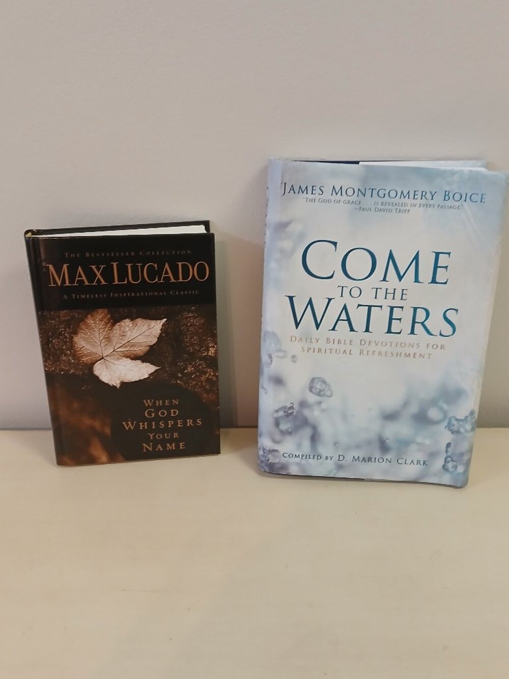 2 Christian devotional books - hardback